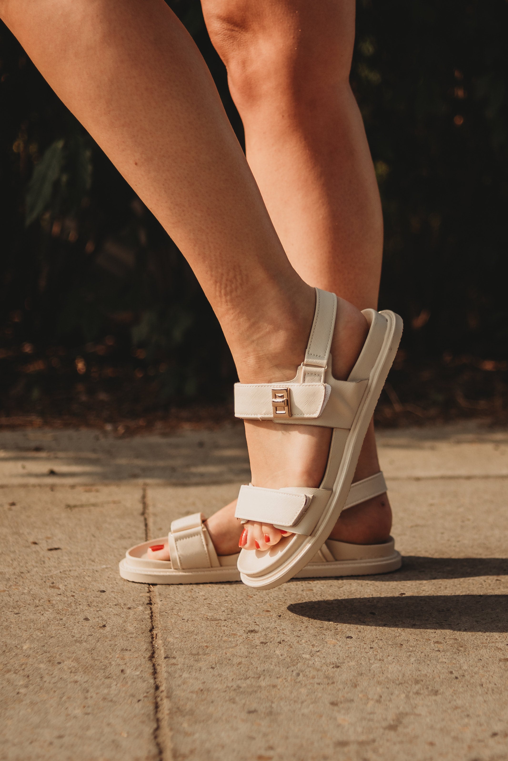 Mayara Double Strap Sandal Bone