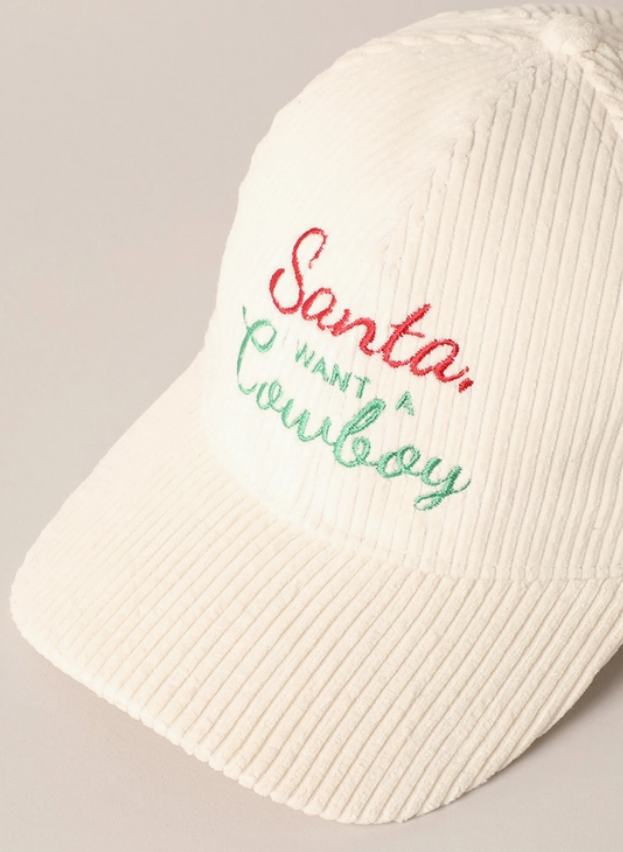Baseball Cap Santa